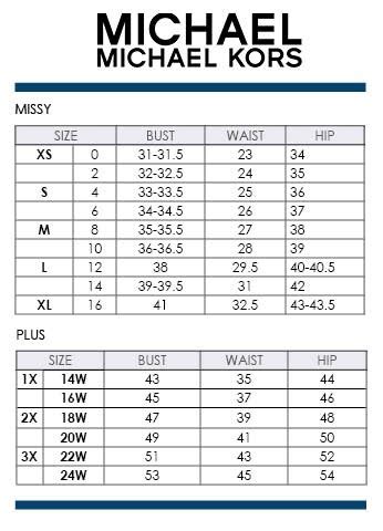 michael kors womens coat size chart|Michael Kors long puffer jacket.